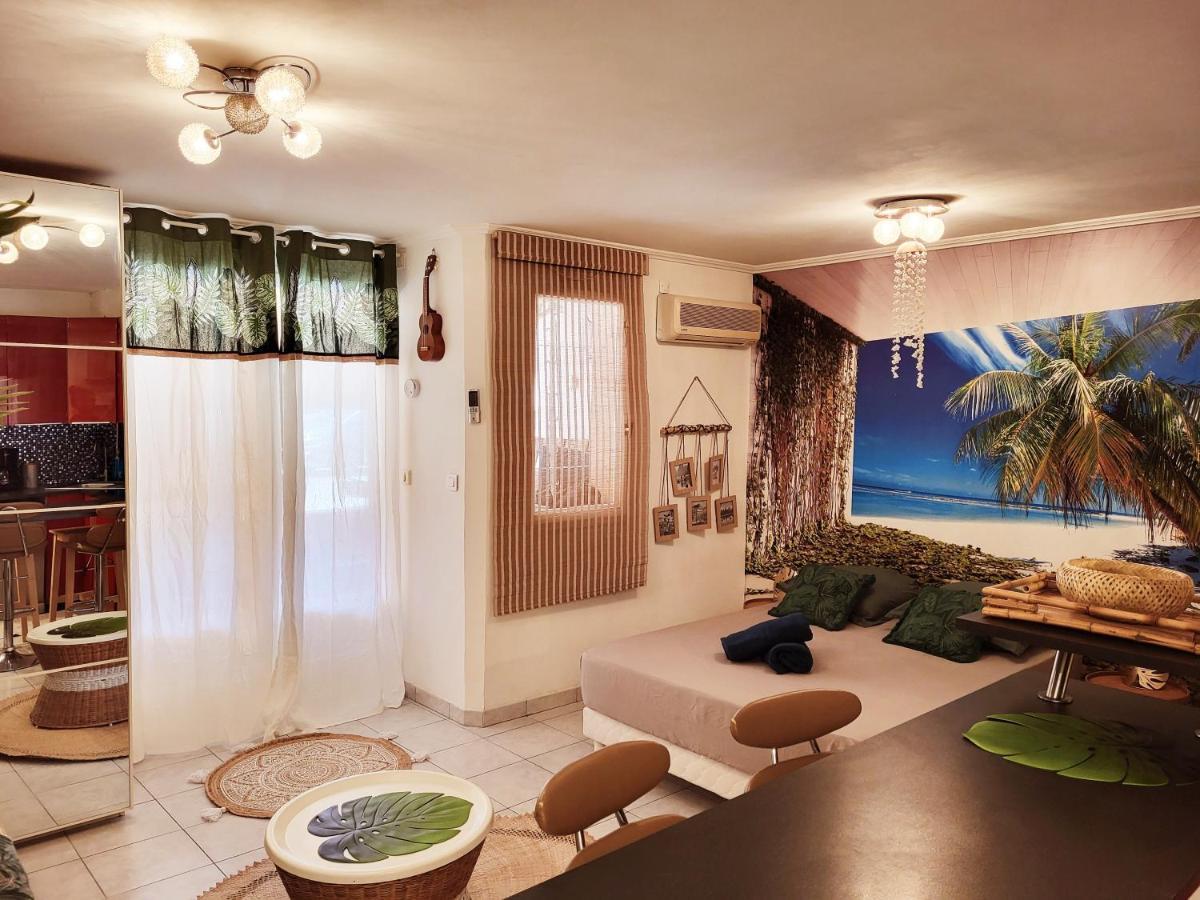 Le Studio Tahiti 4 Pers 600M De La Plage La Faviere Bormes-les-Mimosas Exteriör bild