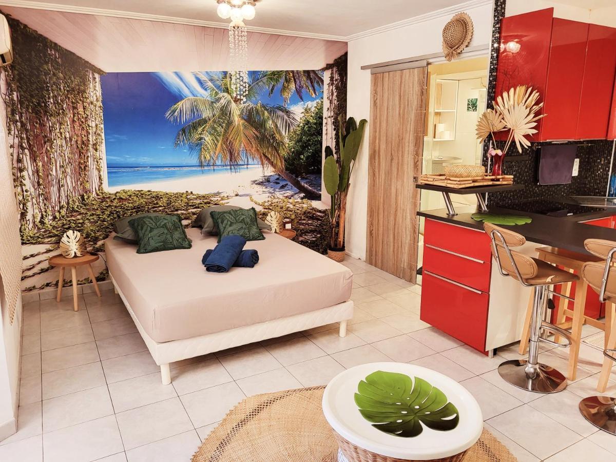 Le Studio Tahiti 4 Pers 600M De La Plage La Faviere Bormes-les-Mimosas Exteriör bild