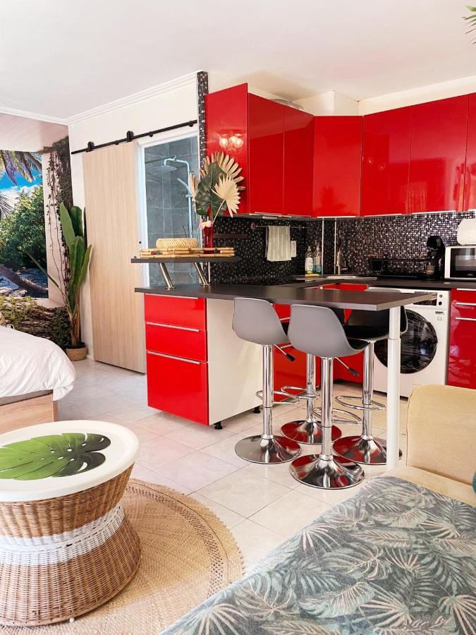 Le Studio Tahiti 4 Pers 600M De La Plage La Faviere Bormes-les-Mimosas Exteriör bild
