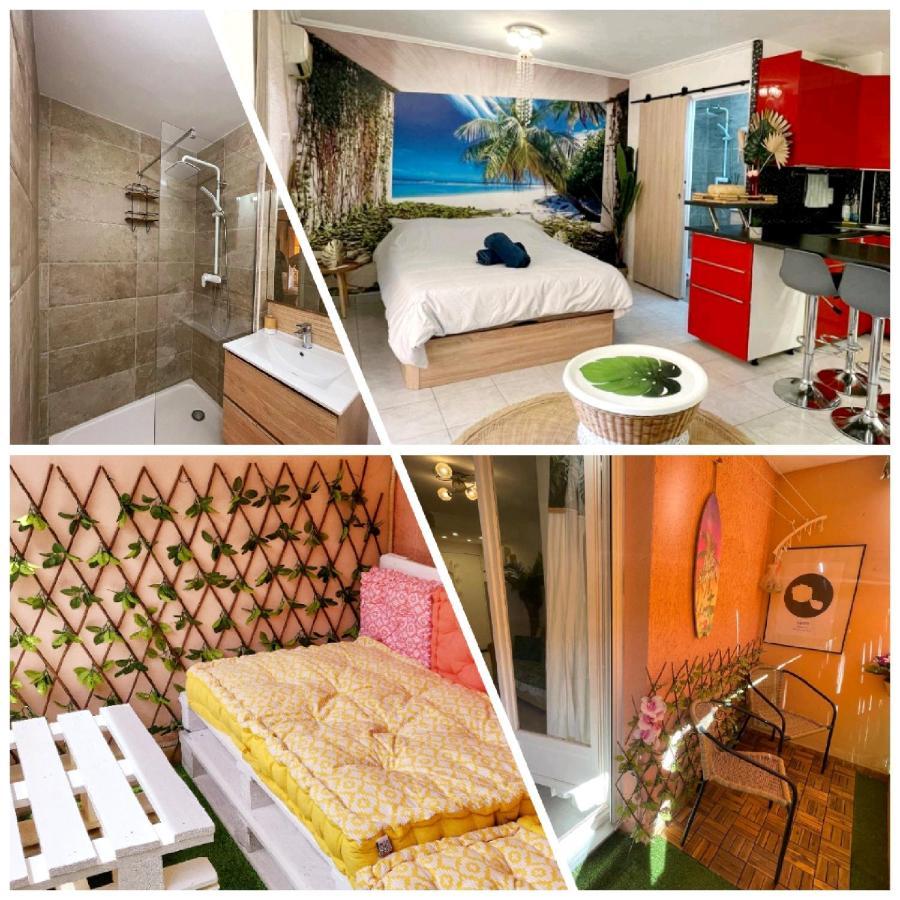 Le Studio Tahiti 4 Pers 600M De La Plage La Faviere Bormes-les-Mimosas Exteriör bild